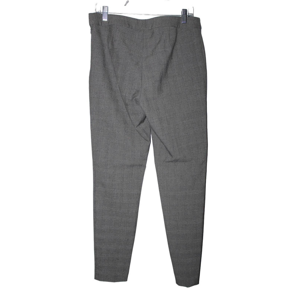 Talbots High-Waist Skinny Ankle Gray Black Plaid Dress Trousers Pants Sz 8L NWOT - Picture 2 of 2